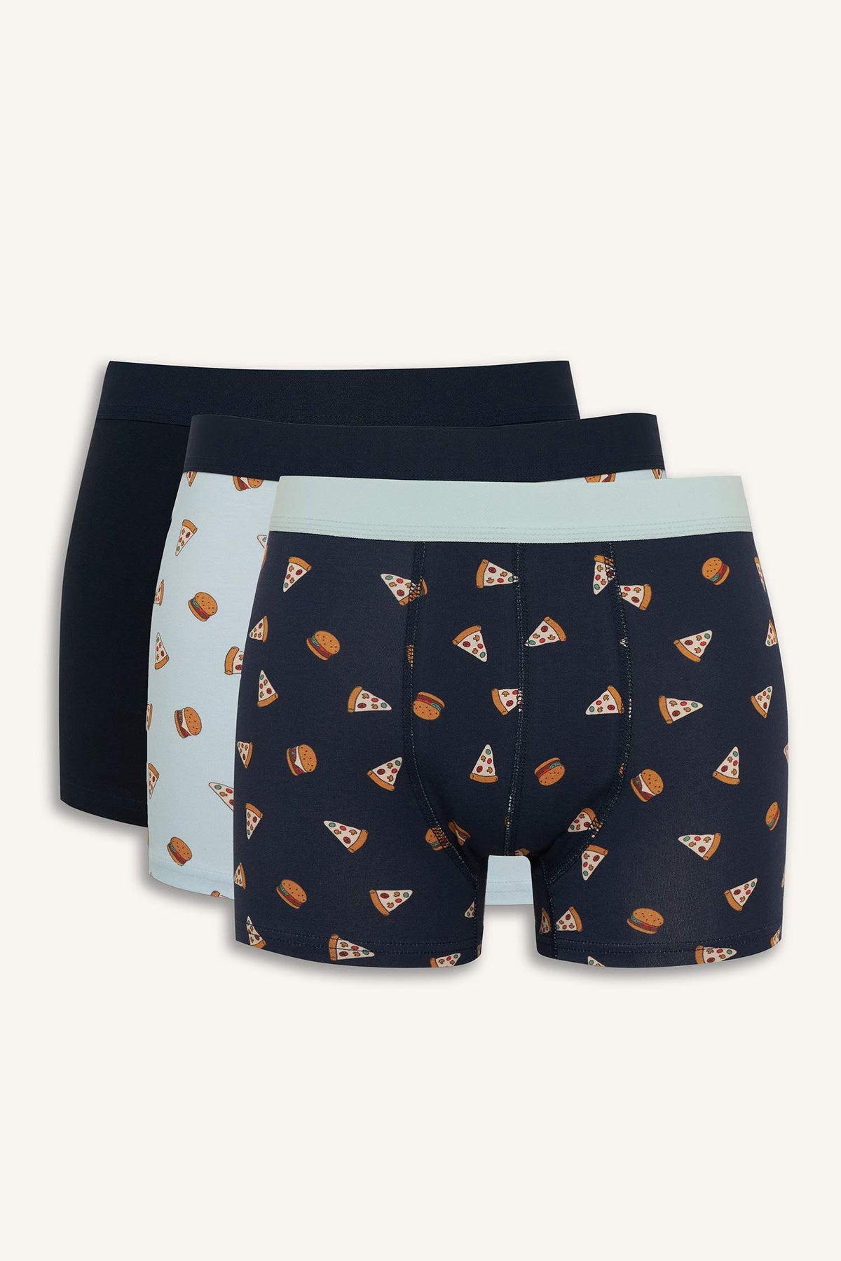 Regular Fit Printed 3-Pack Boxer