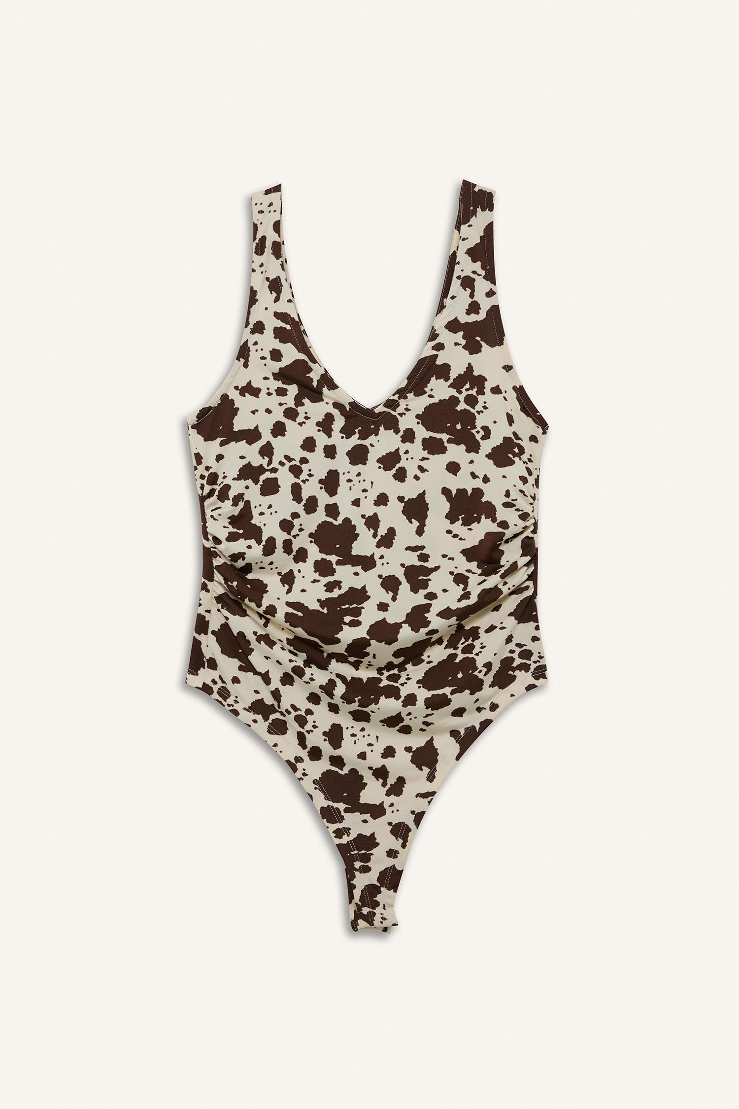 Patterned Strappy Snap-Button Bodysuit