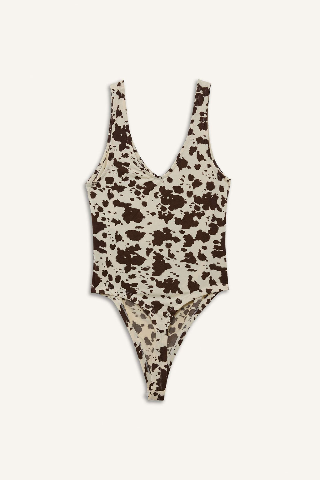 Patterned Strappy Snap-Button Bodysuit