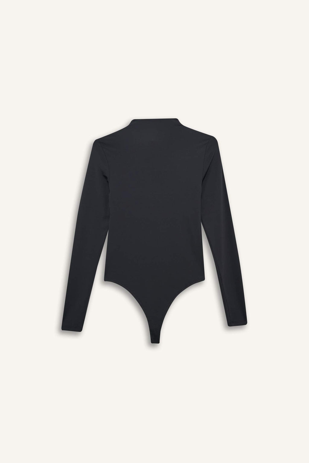 Half Turtleneck Long-Sleeved Snap Button Bodysuit