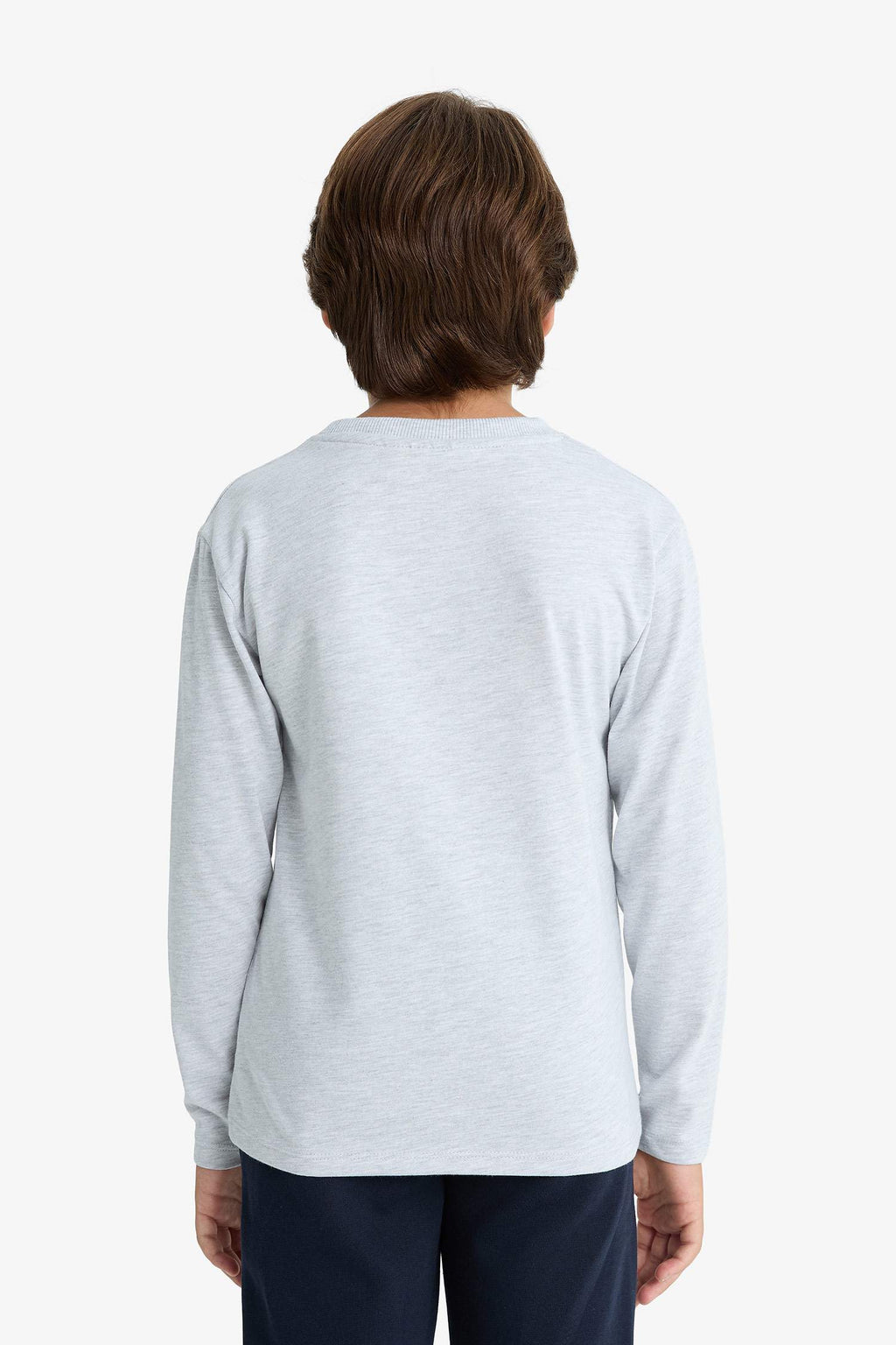 Boys Superman Crew Neck Long Sleeve T-Shirt