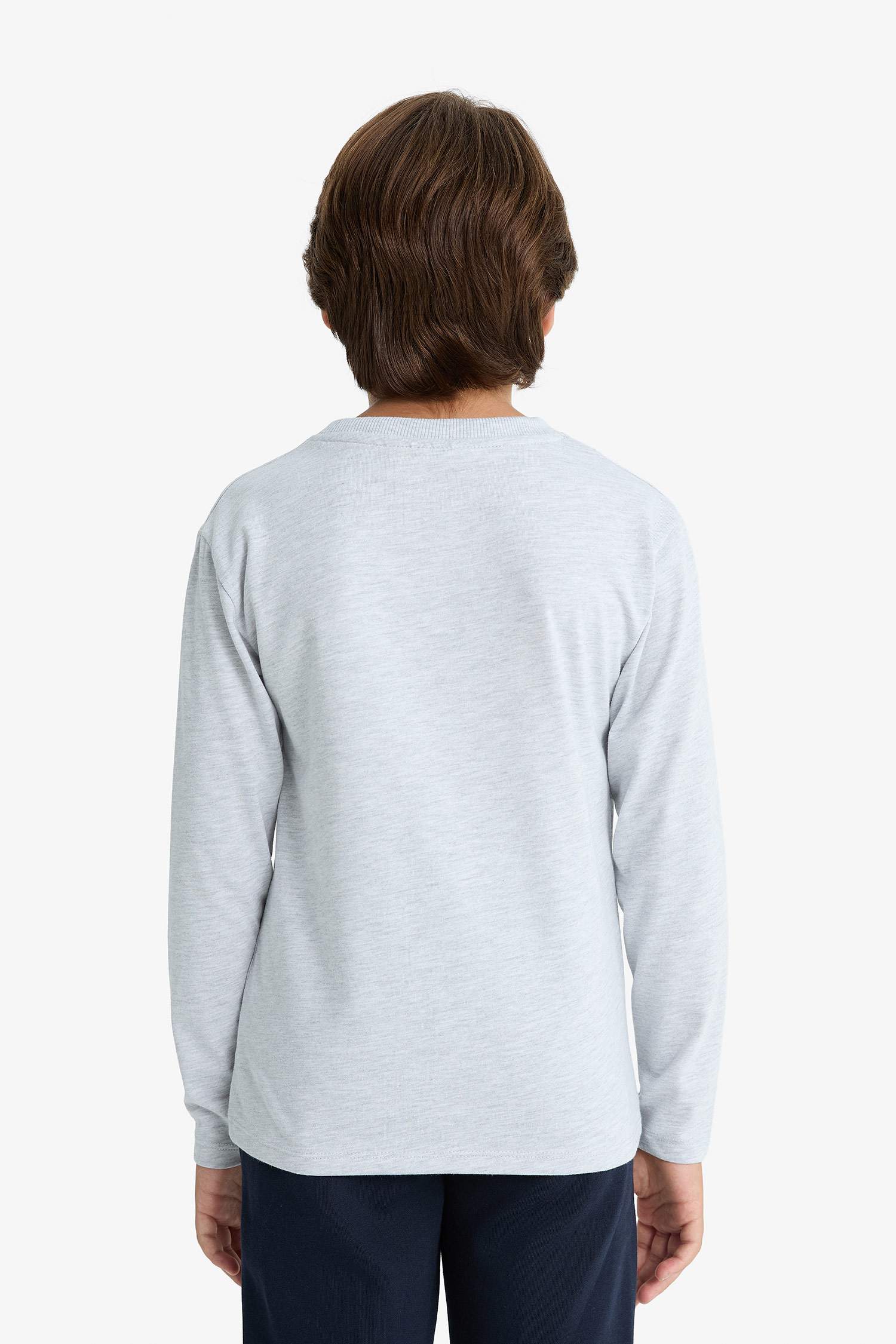 Boys Superman Crew Neck Long Sleeve T-Shirt