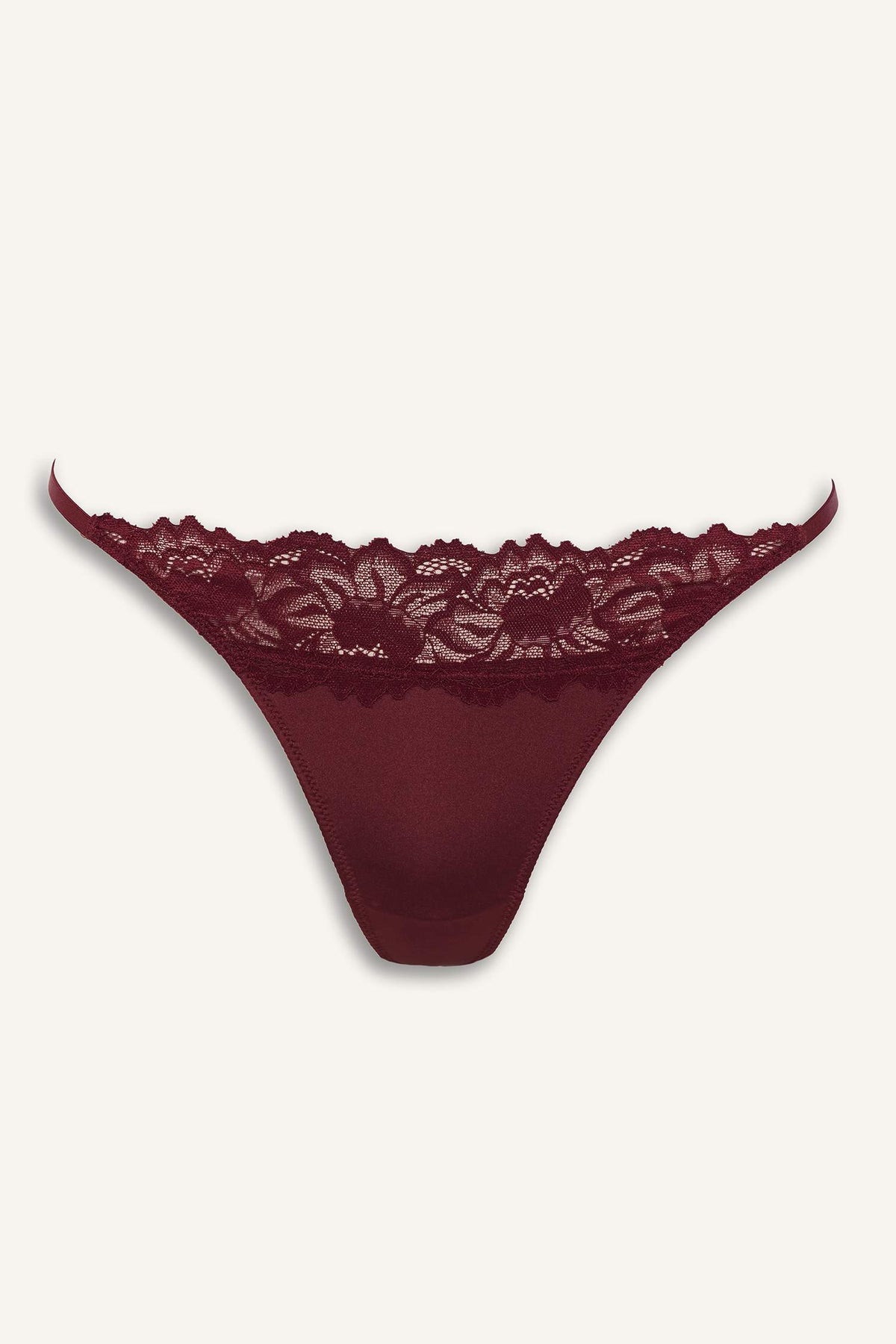Satin Lace Detail Slip Panty