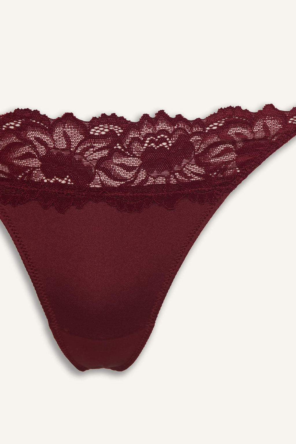 Satin Lace Detail Slip Panty