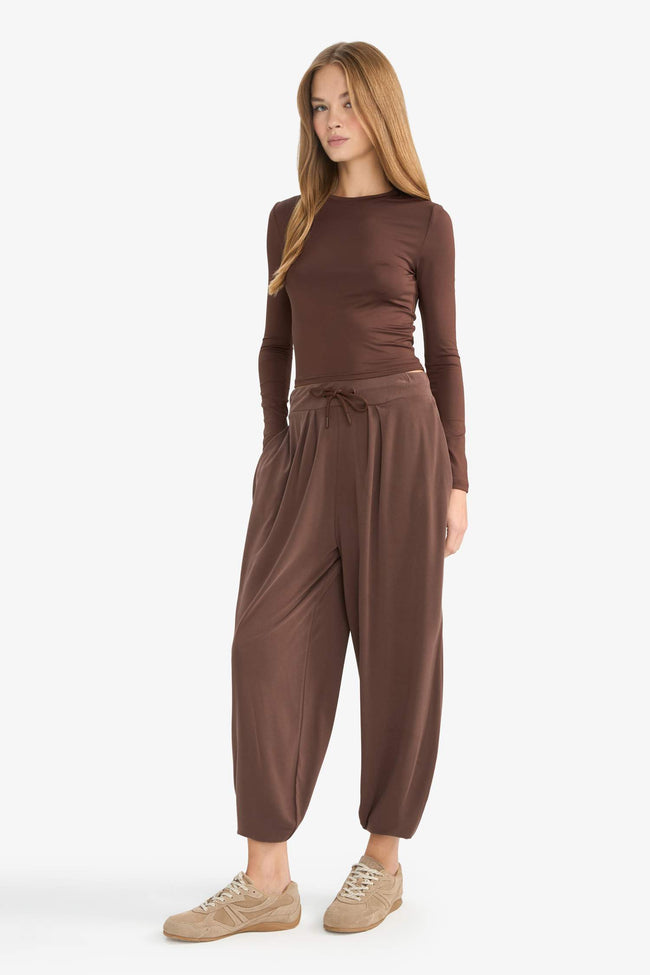 Oversize Wide Fit Modal Pants Main Image