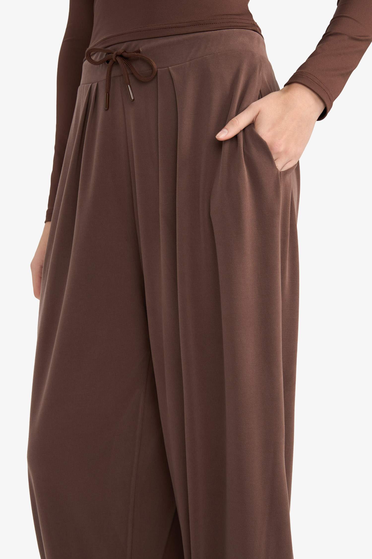 Oversize Wide Fit Modal Pants