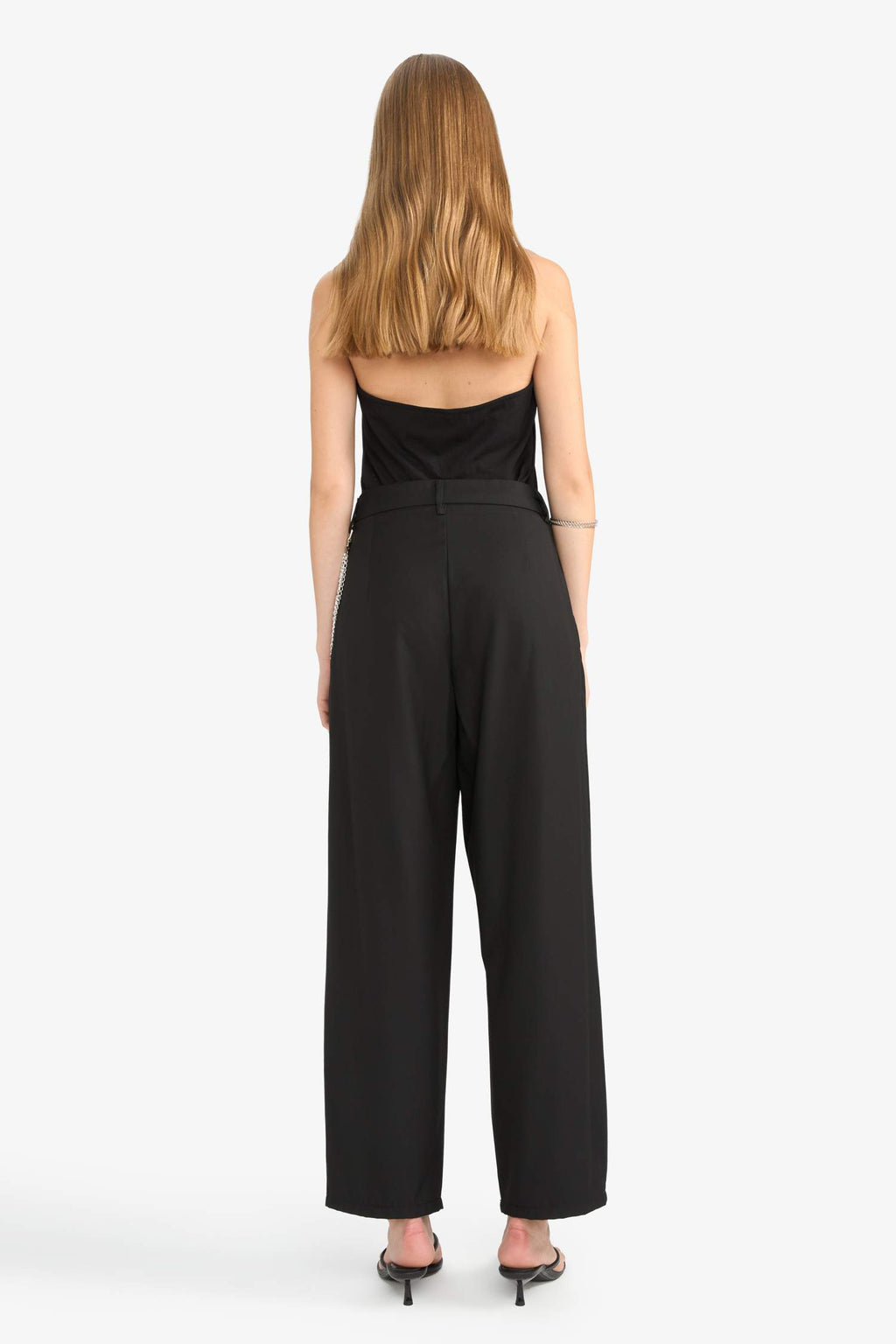 Baggy Fit Double Pocket Normal Waist Standard Length Trousers