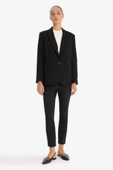 Regular Fit Buttoned Blazer Jacket