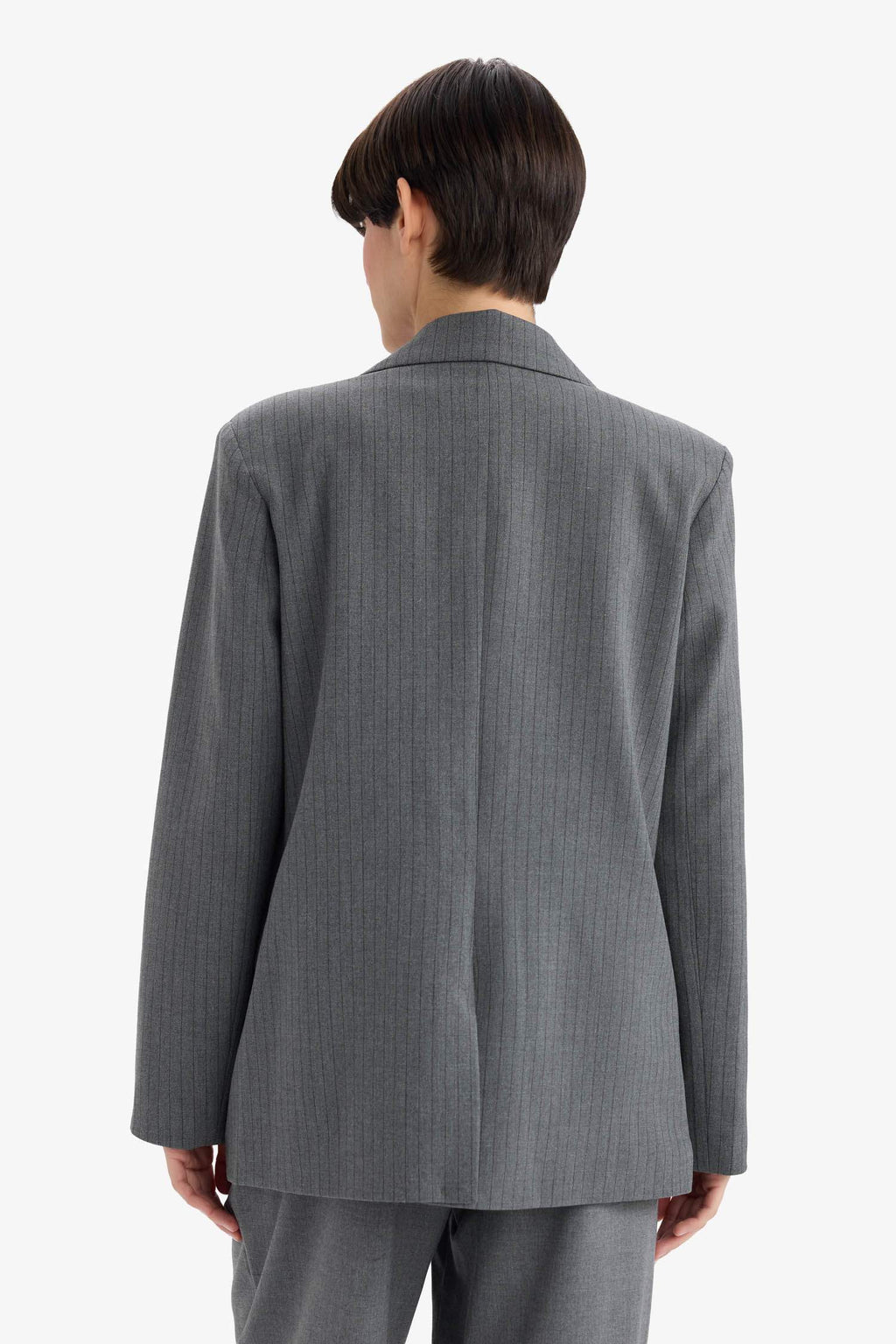 Regular Fit Buttoned Blazer Jacket