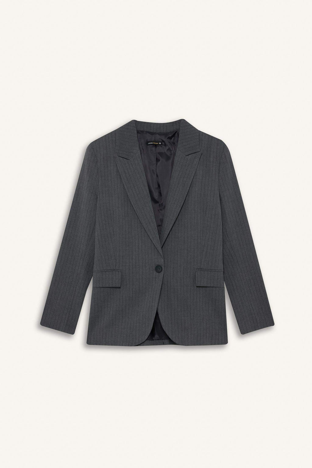 Regular Fit Buttoned Blazer Jacket