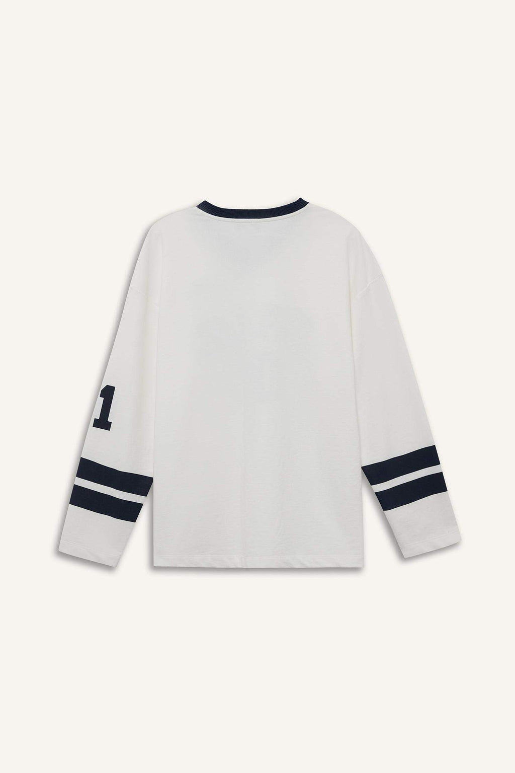 Yale University Regular Fit V-Neck Long Sleeve T-Shirt