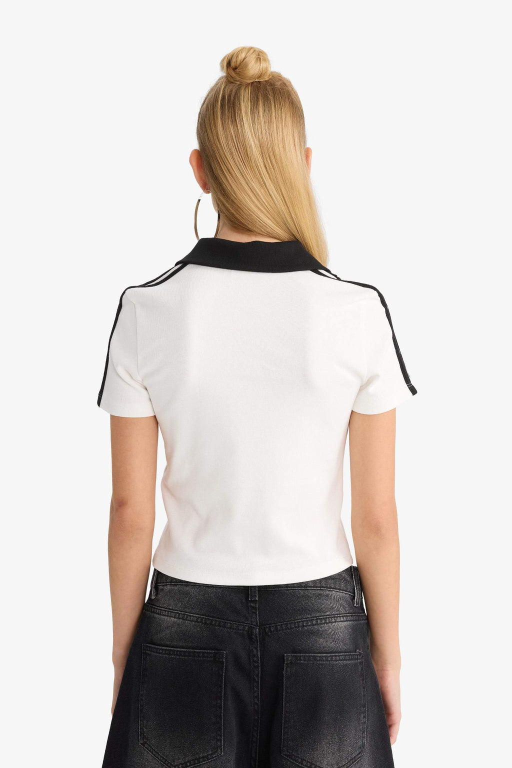 Cool Fitted Printed Rib Short Sleeve T-Shirt