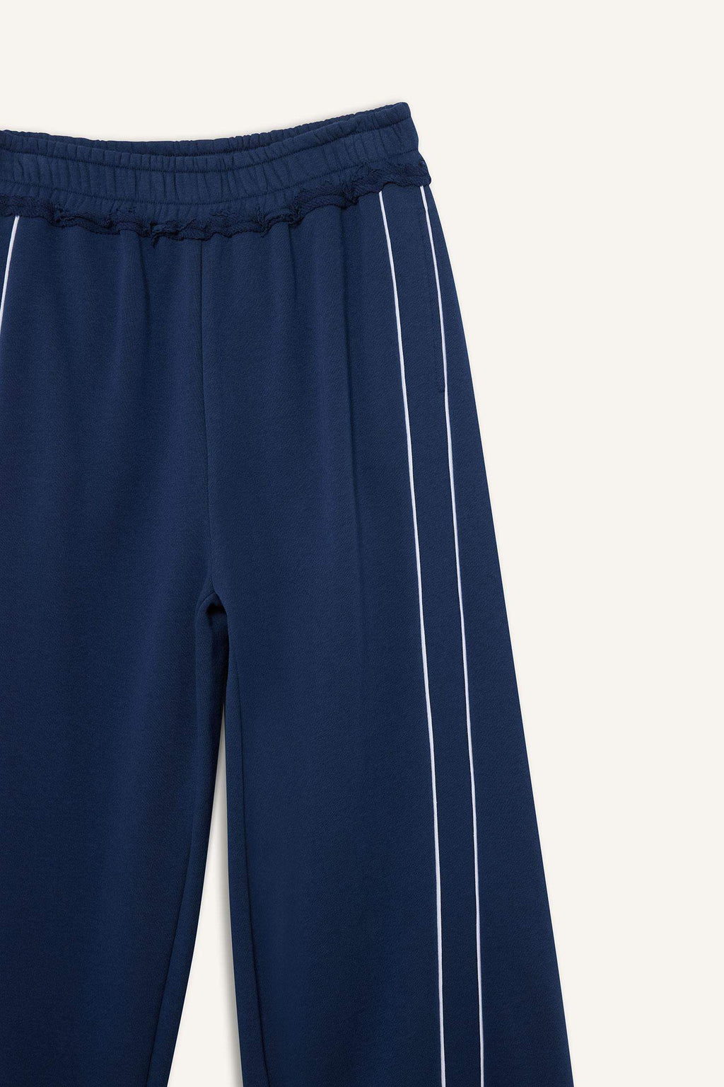 Elastic Waist Wide Leg Sweatpants