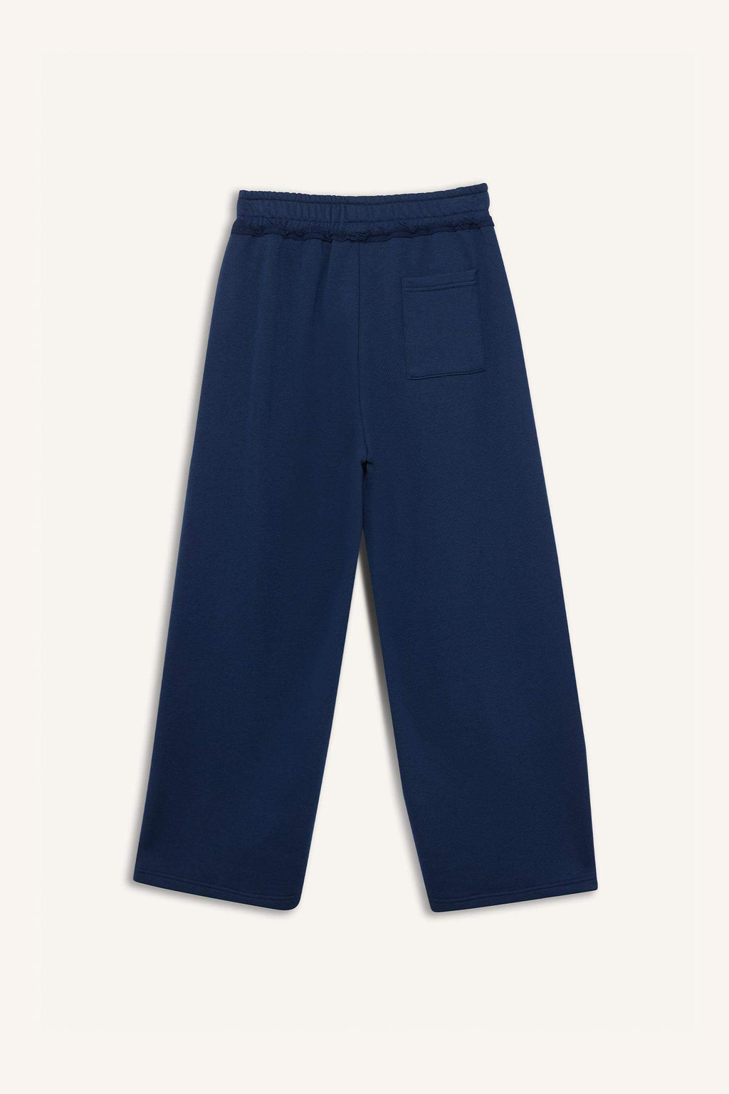 Elastic Waist Wide Leg Sweatpants