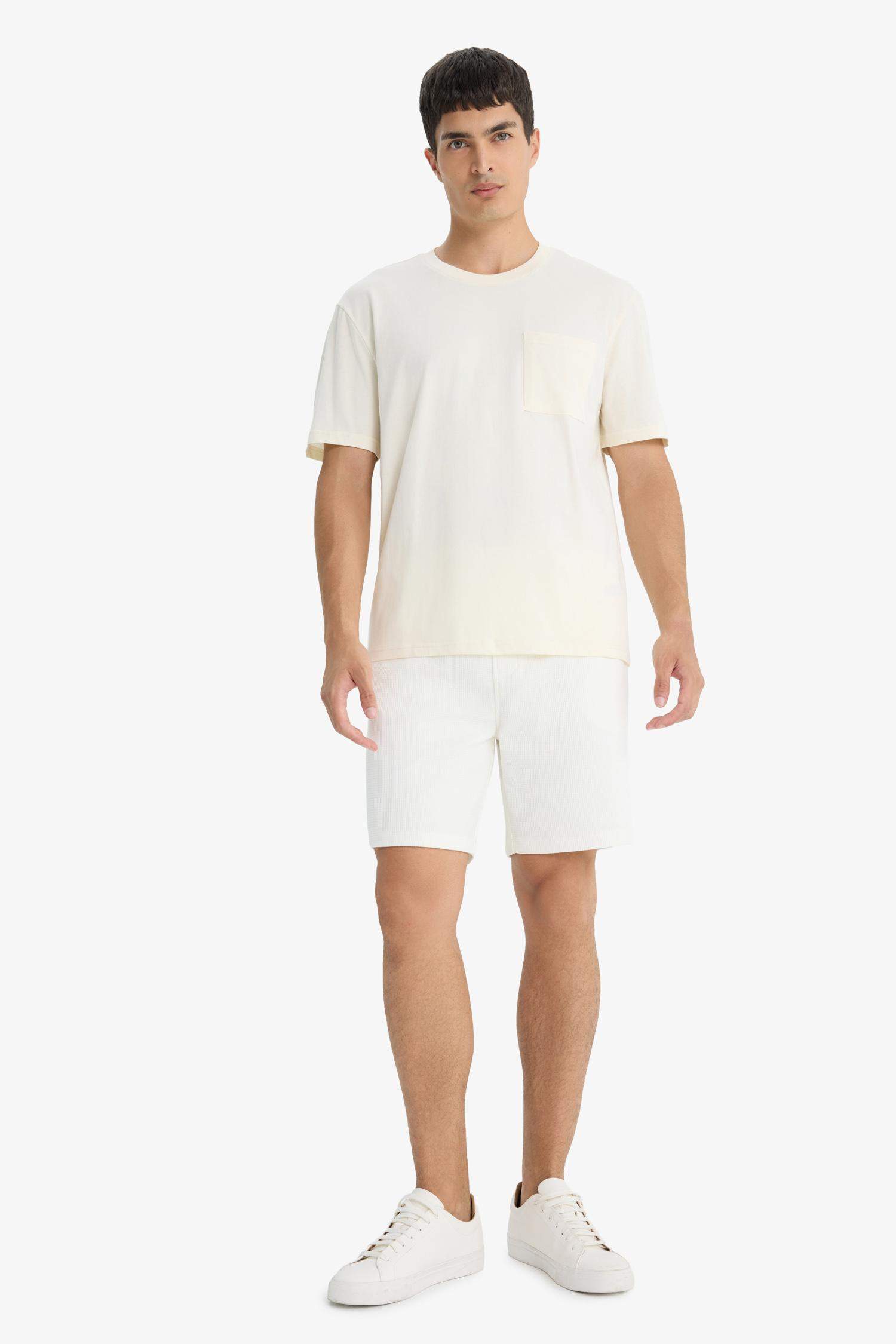 Crew Neck Combed Cotton Short Sleeve T-Shirt