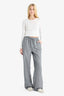 Wide Leg Striped Trousers
