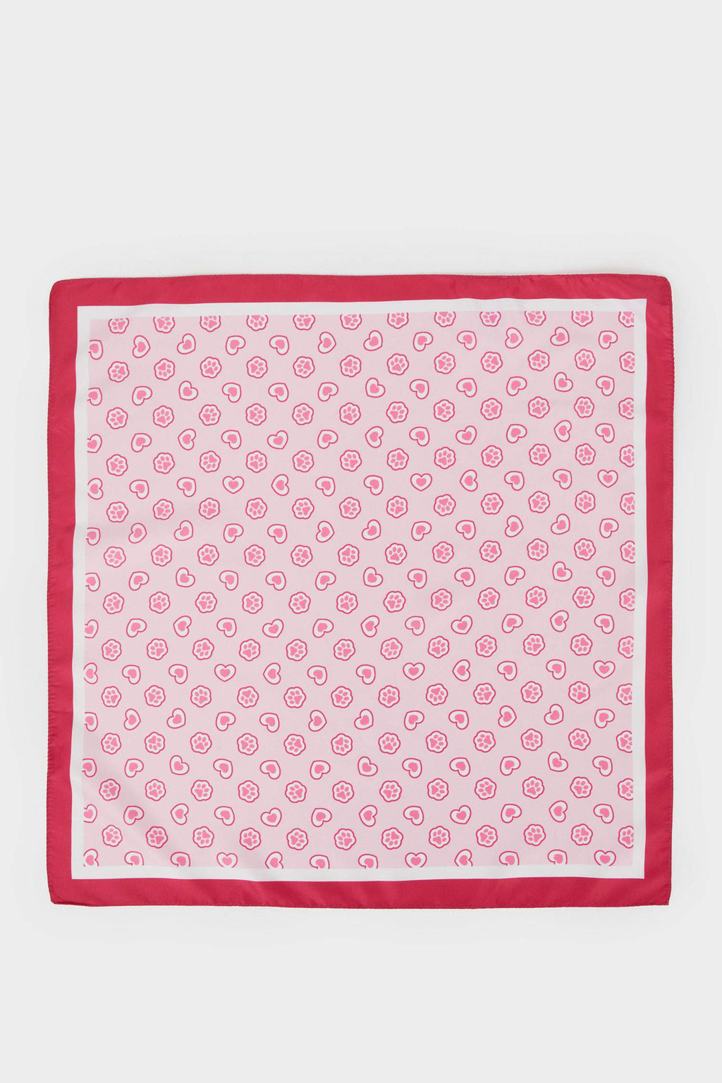 Girl's Patterned Satin Scarf