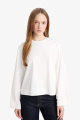 Regular Fit Crew Neck Long Sleeve T-Shirt Tunic