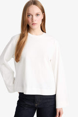 Regular Fit Crew Neck Long Sleeve T-Shirt Tunic