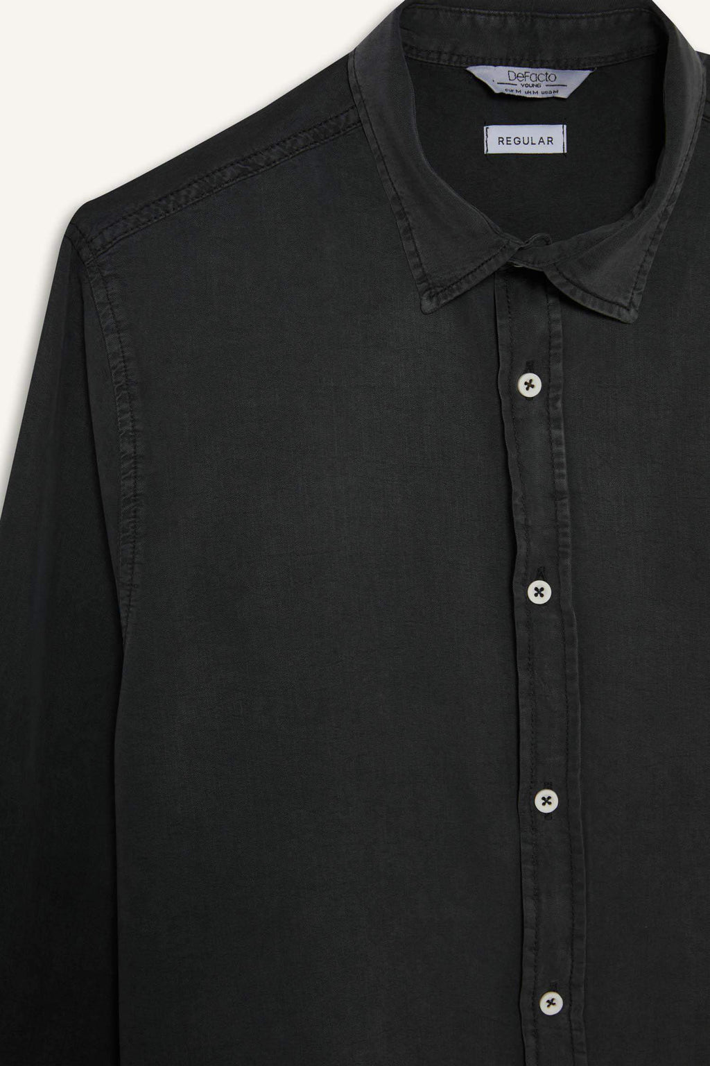 Regular Fit Twill Long Sleeve Shirt