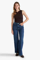 Halter Neck Snap Button Bodysuit