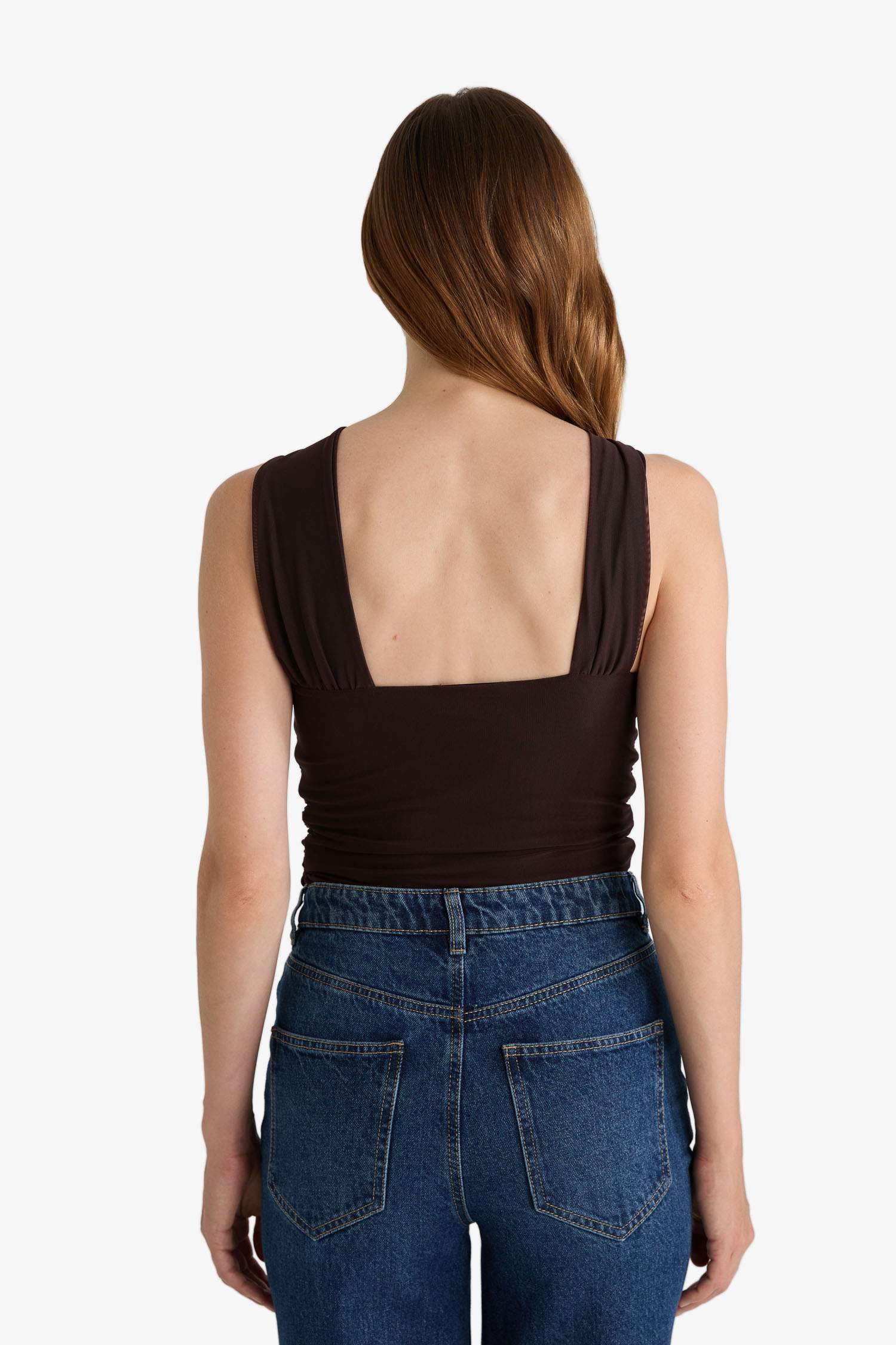 Halter Neck Snap Button Bodysuit