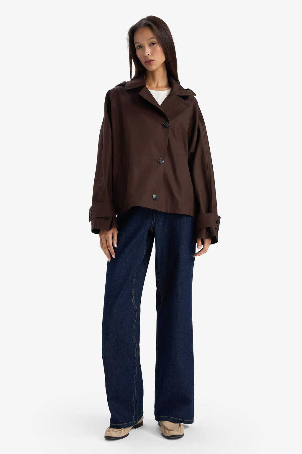 Oversized trench coat