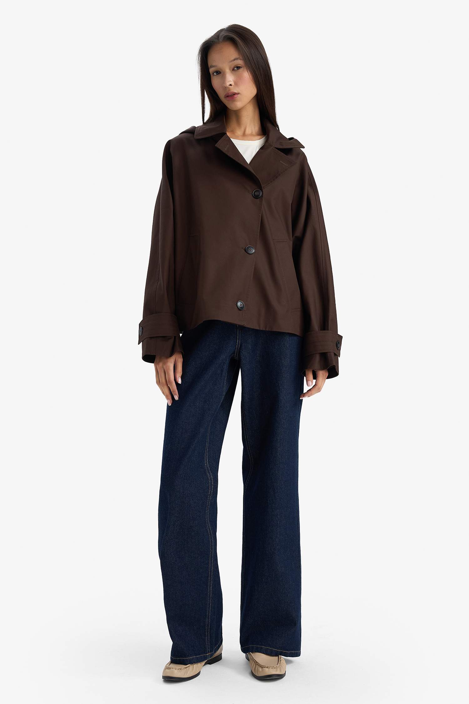 Oversized trench coat