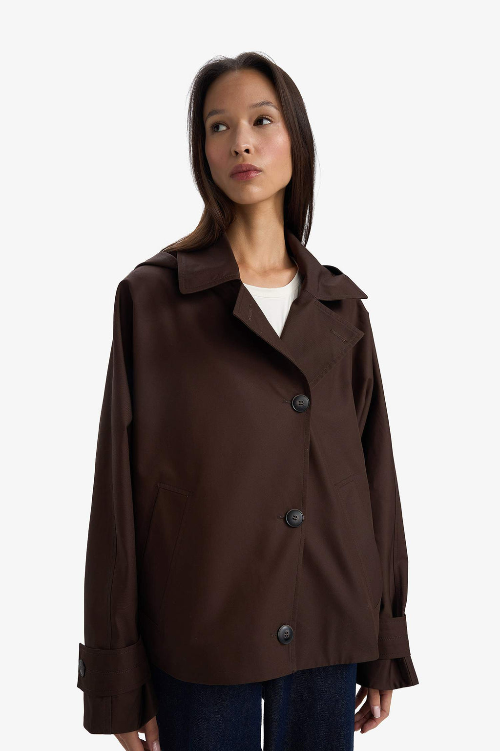 Oversized trench coat