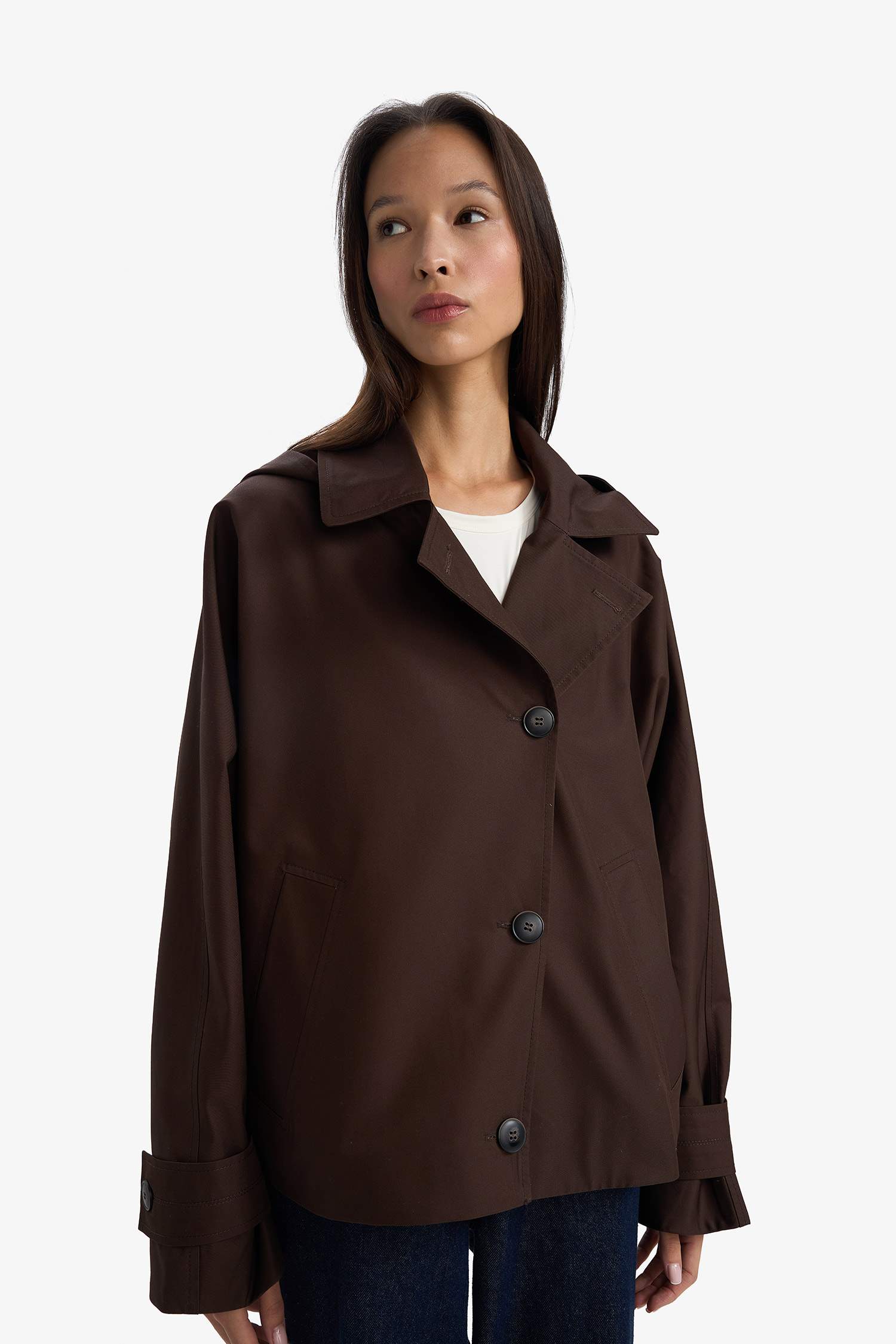 Oversized trench coat