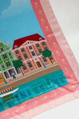women Amsterdam Themed Scarf