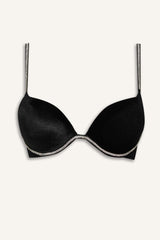Velvet-covered Full Push-Up Underwired T-Shirt Bra