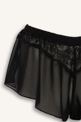 Regular Fit Lace Detail Tulle Bottom