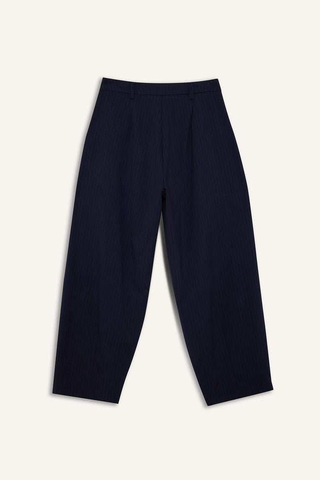 Barrel Fit Half-Zip Ankle Length Pants Main Image