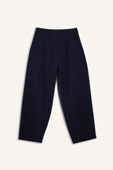 Barrel Fit Half-Zip Ankle Length Pants