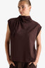 Slim Fit Narrow Cut Half Turtleneck Blouse