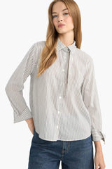 Regular Fit Bengalin Long Sleeve Shirt