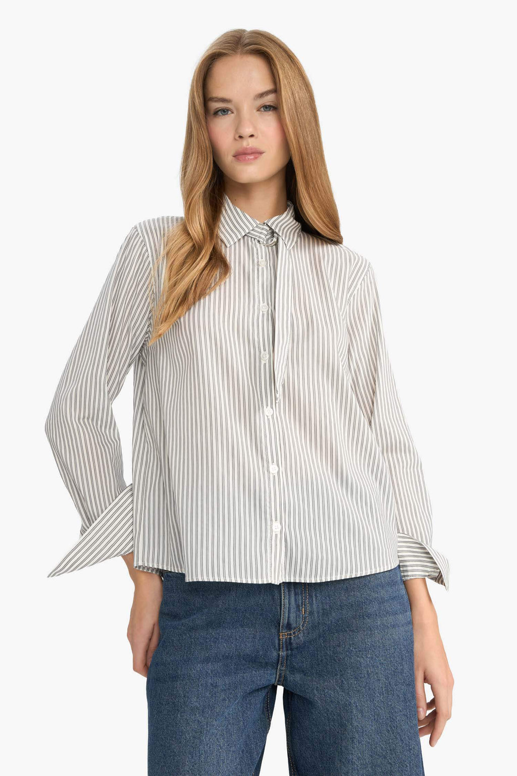 Regular Fit Bengalin Long Sleeve Shirt