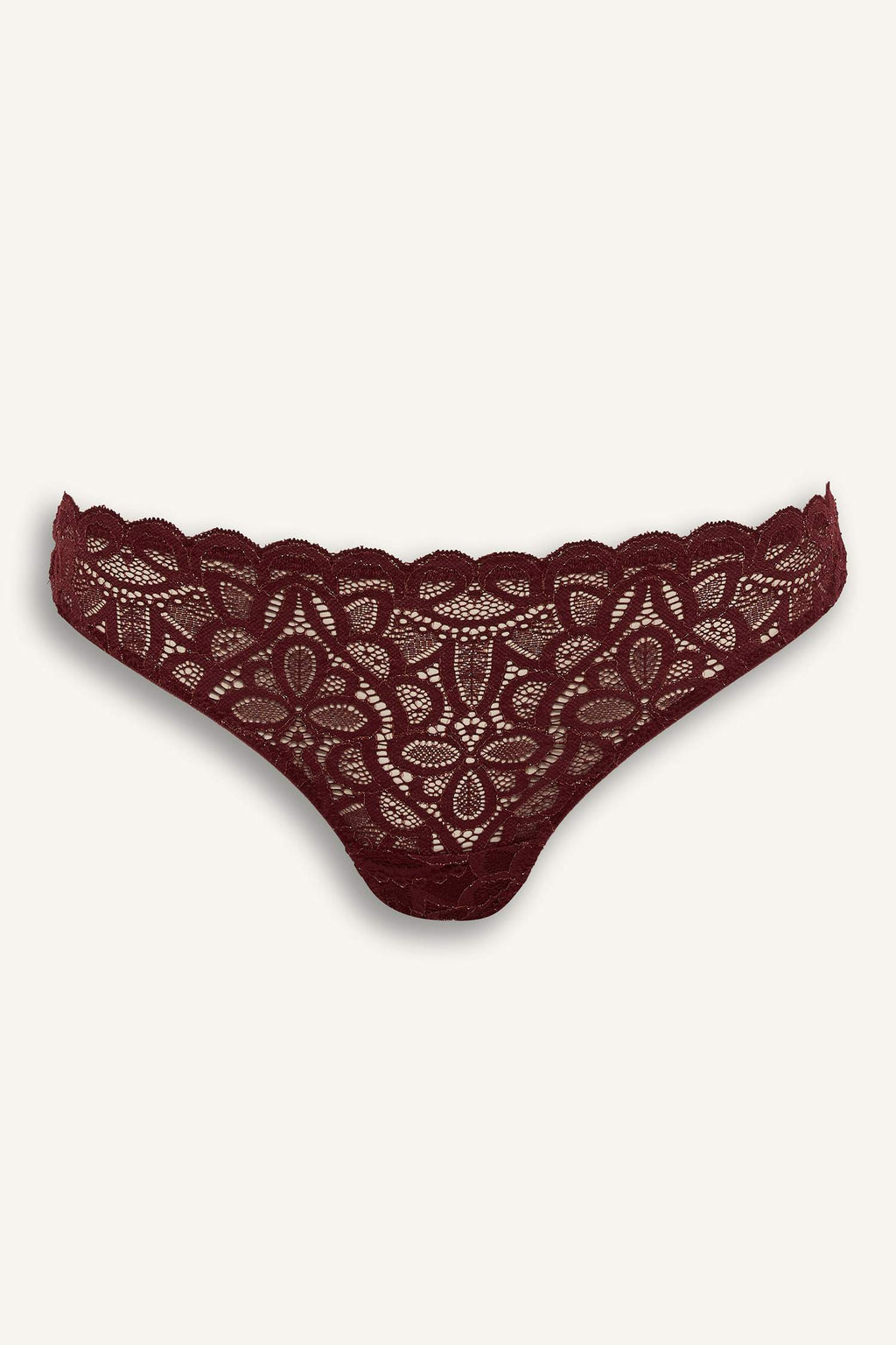 Glittery Lace Brazilian Panties