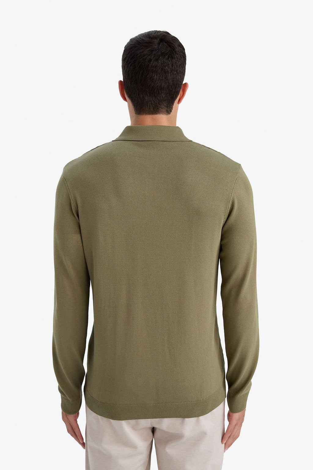 Standard Fit Polo Neck Knitwear Sweater