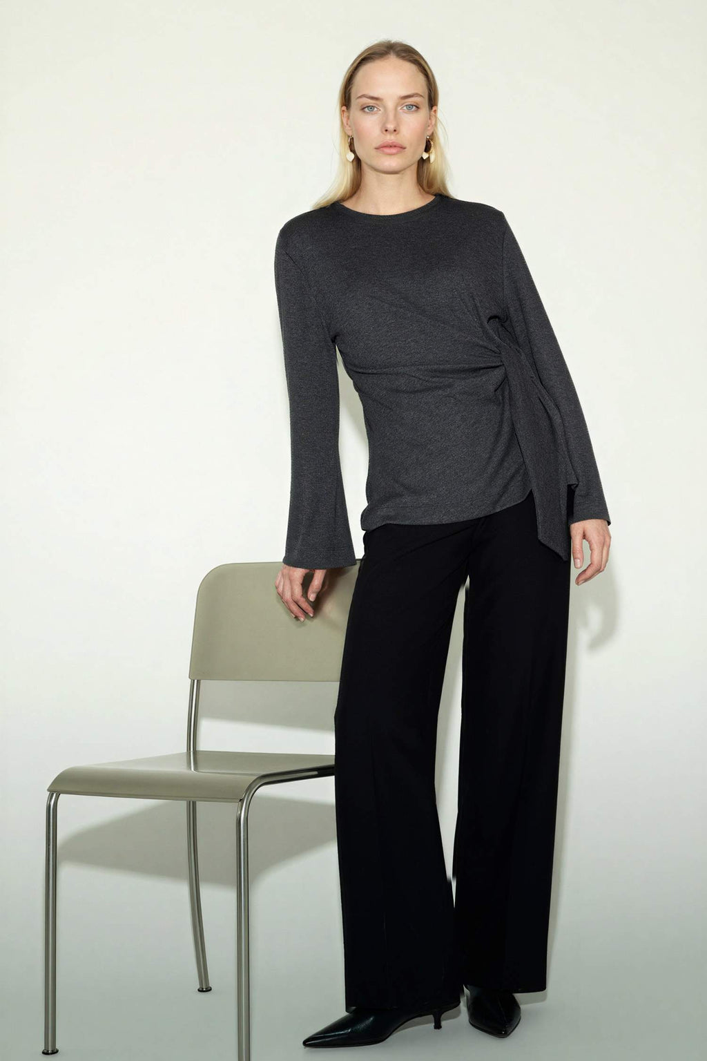 Regular Fit Tie-Up T-Shirt