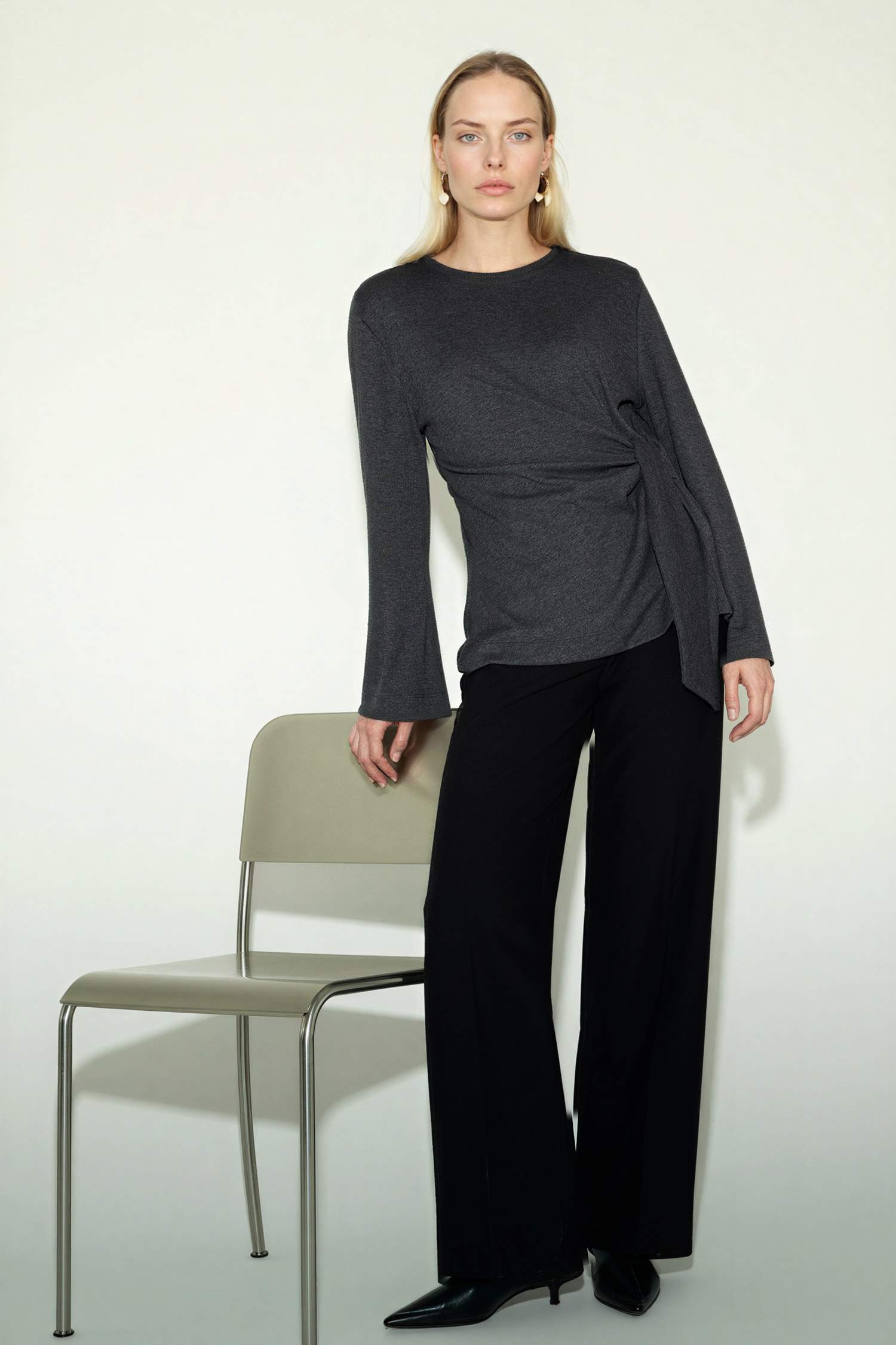 Regular Fit Tie-Up T-Shirt