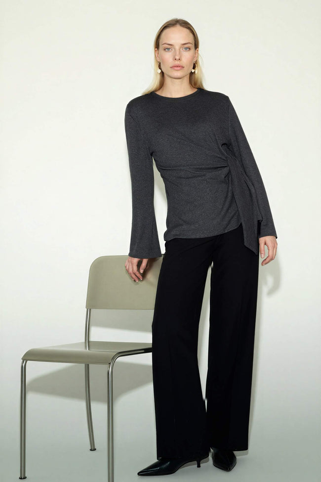 Regular Fit Tie-Up T-Shirt Main Image