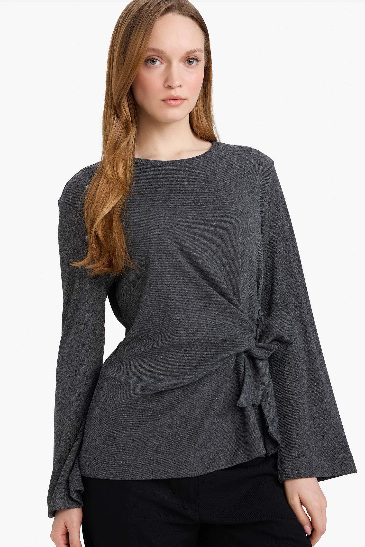 Regular Fit Tie-Up T-Shirt