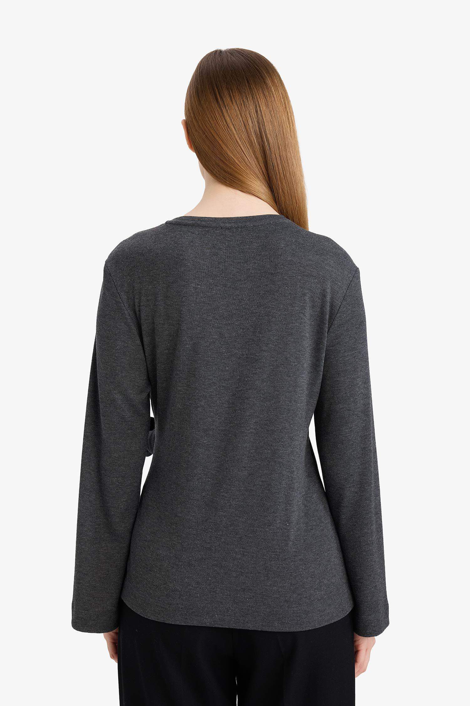 Regular Fit Tie-Up T-Shirt