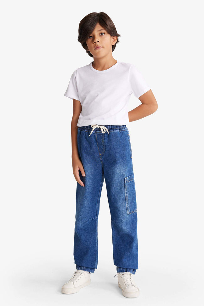 Boys Jogger Fit Jean Pants Main Image