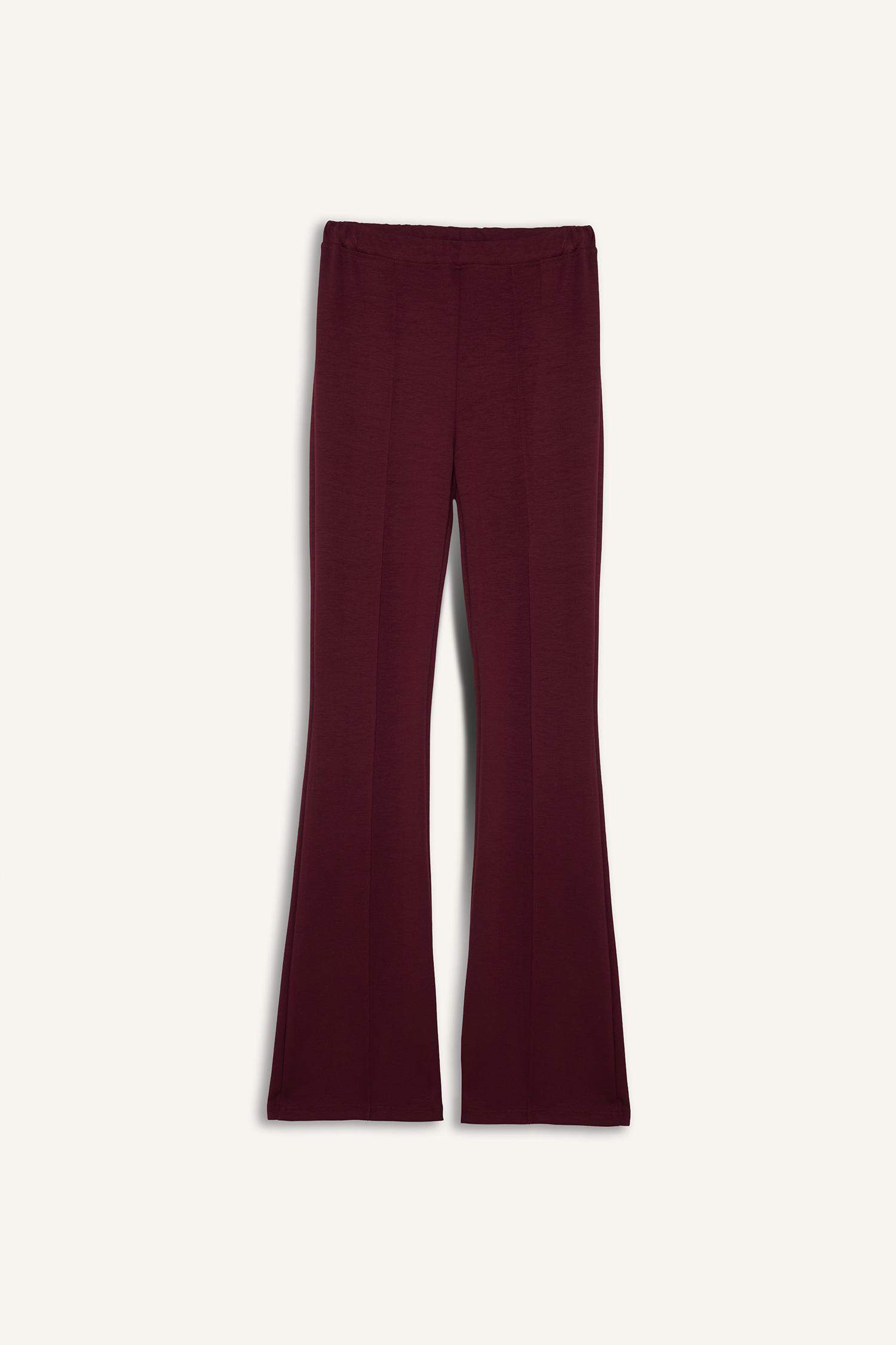 Flare Fit Spanish Leg Modal Trousers