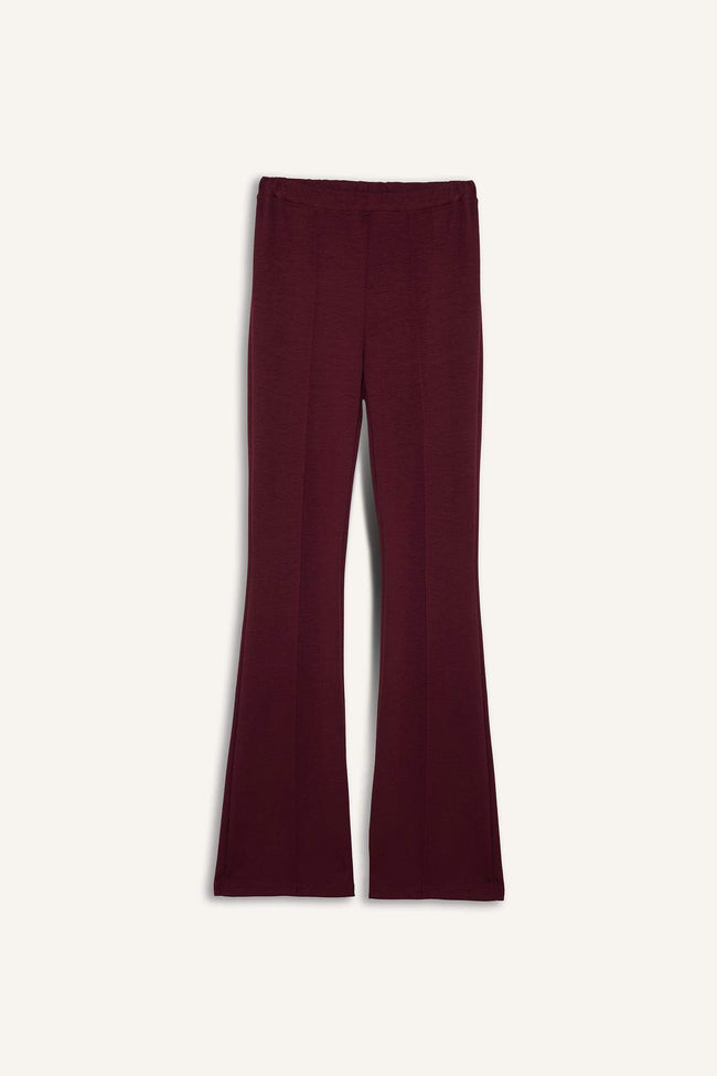 Flare Fit Spanish Leg Modal Trousers Main Image
