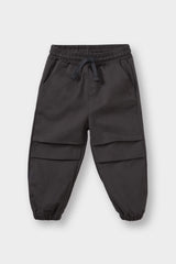 Baby Boy 2-Piece Set: Plaid Twill Hooded Shirt and Pants