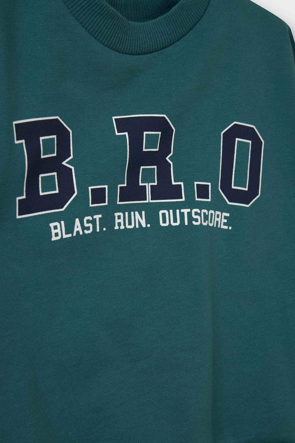 Baby Boy 2-Piece Set: Printed Sweatshirt and Jeans